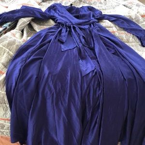 Formal maxi dress long sleeve